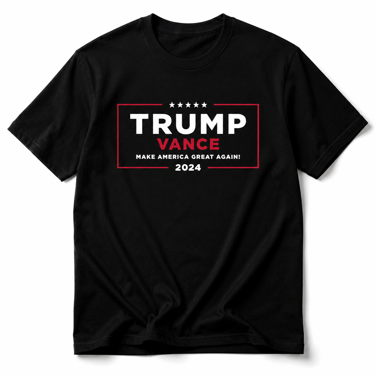 Trump Vance MAGA Black T-Shirt