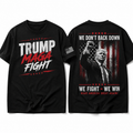 Trump MAGA Fight Black T-Shirt